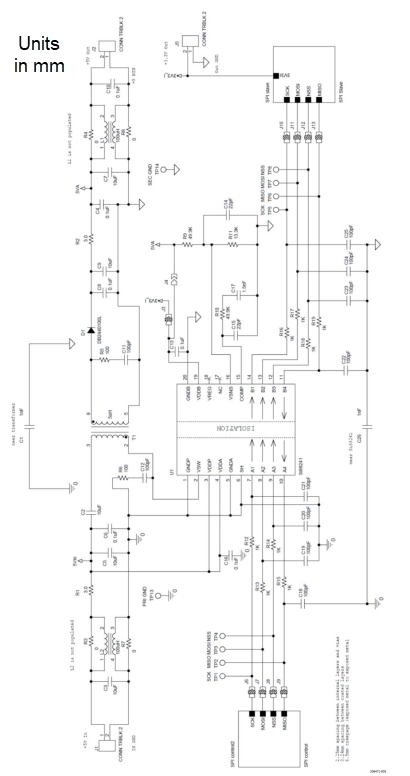 Mechanical Drawing - Skyworks Solutions Inc. Si88x Low EMC Evaluation Board